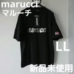 marucci 黒 Tシャツ LLサイズ メタリックロゴ 星条旗　新品　マルーチのサムネイル