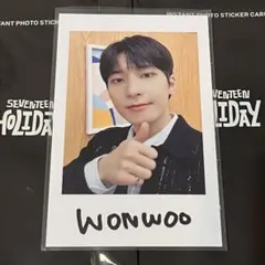 SEVENTEEN HOLIDAY インスタントフォト トレカ ウォヌ
