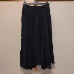 新品✨NEUTRAL DESIGN シフォンフレアロングスカートM