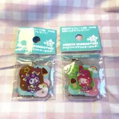 【非売品】マイメロ　クロミ　明治チョコレート　サンリオ アクリルキーホルダー