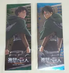 進撃の巨人 メタルステッカー リヴァイ&エレン