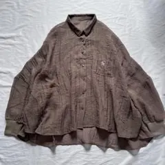 アニーカ anieca Poncho Shirt ポンチョ シャツ - メルカリ