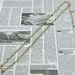 ★シルバー925 ロープチェーン ネックレスゴールド ツイストチェーン