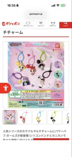 パワーパフガールズ カラフルマルチチャーム モジョ・ジョジョ