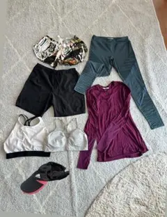 7点セット トレーニングウェア スポーツウェア ヨガ ジム レディース