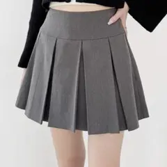 Heather ワイドプリーツミニスカート