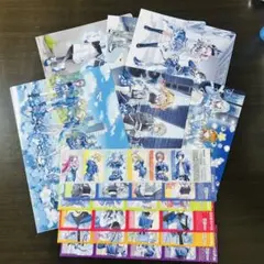 【匿名配送】ローソン　プロセカ クリアファイル6枚＋シート6枚 フルコンプセット