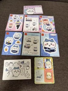 マクドナルド ちいかわステッカー くら寿司　がんばることリスト