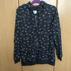 そらる　歌い手 　フルジップパーカー 　黒　しまむら限定コラボ