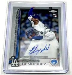 2025 Topps Chrome Edgardo Henriquez サイン