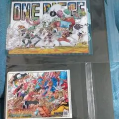 ONE PIECE ミニクリアファイル 2枚セットのサムネイル