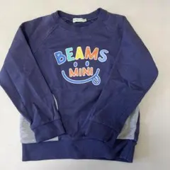 BEAMS mini トレーナー 120 ネイビー