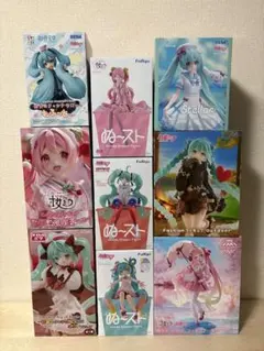 初音ミク 桜ミク フィギュア 10体セット 美少女フィギュア まとめ売り