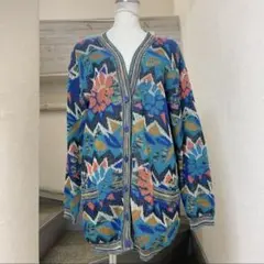 極美品！MISSONI!ミッソーニ ！ロングカーディガン！大きいサイズ