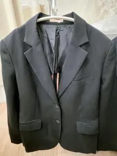 LES MUES 黒 リクルートスーツ 上下セット