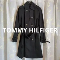 トミーヒルフィガー TOMMY HILFIGER トレンチコート ブラック 黒のサムネイル