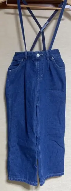 デニムサロペット/オーバーオール/オールインワン/綿100%