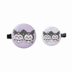 ちいかわ×サンリオキャラクターズ カンカン前髪クリップ（モモンガ・クロミ）