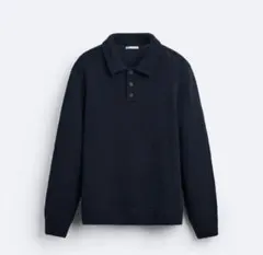 zara ニットポロ