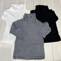 UNIQLO ヒートテックタートルネック80センチ3枚組