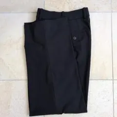 ユニクロ　タックワイドパンツ　ネイビーXS