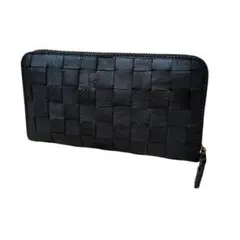 新作　未使用　新品　ブラック　Zucchero レディース　牛革　なが財布　男女