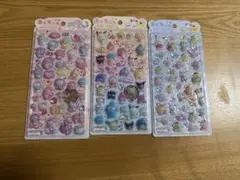 サンリオ　うるちゅるシール 3枚セット