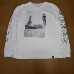 【美品】S/B × CARBON BEACH ロンT L 白 サーフ コラボ