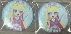 ひみつのアイプリ アイプリワールド 缶バッジ みつき 2点セット