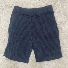 KURO クロ　メンズ　ニット　ショートパンツ　ハーフパンツ　秋冬　ブルー系