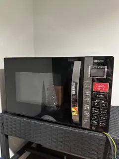 YAMAZEN電子レンジ KRC-0161VE(B)ブラック - メルカリ