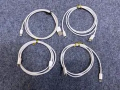 Lightningケーブル4本セット(USB-A×1、USB-C×3)