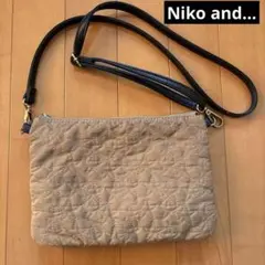 Niko and… キルティング ショルダーバッグ サコッシュ