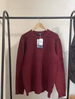 NAVY 赤 XL ニットセーターのサムネイル