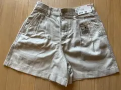 UNIQLO リネンショートパンツ M ベージュ