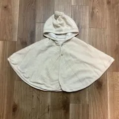 ベビー　ニットポンチョ　ケープ