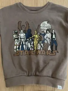 GAP スター・ウォーズ トレーナー Sサイズ ブラウン