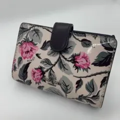 【COACH】※値下げ中※フラワープリント 二つ折り財布
