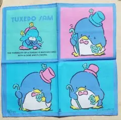 レトロ 1985年製 TUXEDO SAM タキシードサム ハンカチ