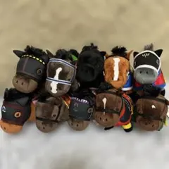 サラブレッドコレクション　マスコットボールチェーン34＆馬服マスコット4