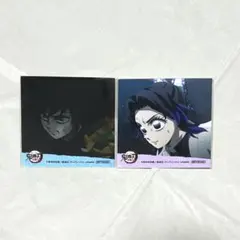 鬼滅の刃　柱稽古編　全巻購入特典　ましかくブロマイド 冨岡義勇　胡蝶しのぶ