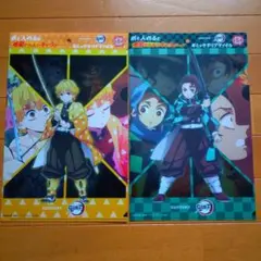 鬼滅の刃 クリアファイル 2枚セット