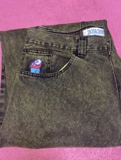 polar skate co BIGBOY デニムパンツ green black