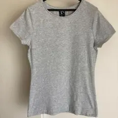 ZARA BASIC ザラ クルーネック 半袖 Tシャツ カットソー グレー Mのサムネイル