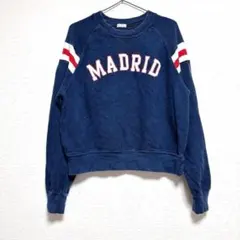 希少 Brandy Melville J.GALT ロゴ スウェット ネイビーのサムネイル