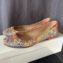 【新品⭐︎未使用】CARVEN ペイズリー フラット ぺたんこ パンプス 37のサムネイル