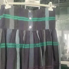 Jean Paul GAULTIERの特徴的な貝ボタンのモダンな麻混のスカートのサムネイル