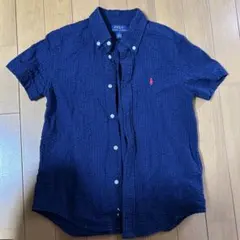 kids Polo Ralph Lauren ネイビー 半袖シャツ サイズ7