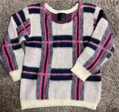 【ROSSO】アーバンリサーチ⭐︎シャギーチェックニット⭐︎のサムネイル