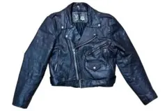 echtes leder ダブルライダースジャケット Cow Hide 80sのサムネイル